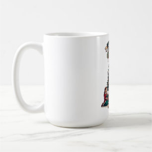 Caneca De Café Camiseta dos Doze Dias de Natal, Árvore de Present