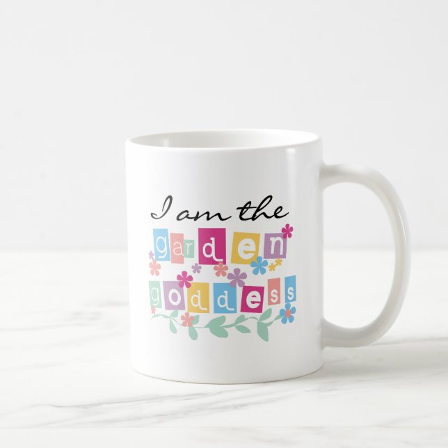Caneca De Café Camiseta e presentes da deusa do jardim (Direita)