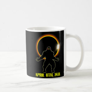 Caneca De Café Camiseta Eclipse Solar Total Sasquatch Solar