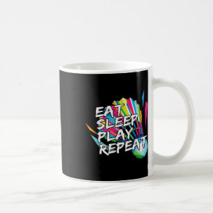 Caneca De Café Camiseta engraçada Coma Durma Jogue Repita Present