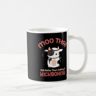 Caneca De Café Camiseta engraçada de Muay Thai - Camisa de Kickbo