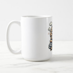 Caneca De Café Camiseta Engraçada de Pensamento Excessivo em Anda