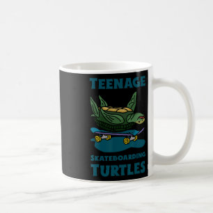 Caneca De Café Camiseta engraçada de tartarugas adolescentes de s