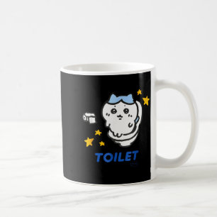 Caneca De Café Camiseta engraçada do meme Chikawa Hora do Banheir