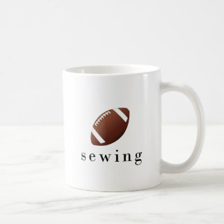 Caneca De Café Camiseta engraçada e hilária de costura de futebol