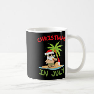 Caneca De Café Camiseta engraçada Natal em Julho Santa Cauda Hava