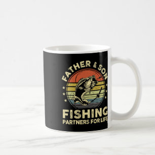 Caneca De Café Camiseta Engraçada Padre Son Matando B Pai de peix