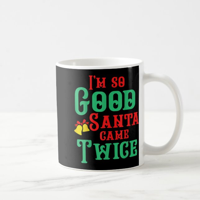 Caneca De Café Camiseta engraçada suja safada inadequada de Natal (Direita)