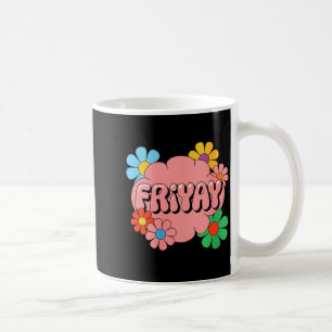 Caneca De Café Camiseta Feliz Sexta-feira Fri-yay Professora Esco