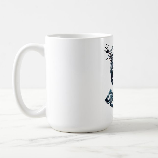 Caneca De Café Camiseta Feminina ADOM "Abrace o Caos" (Esquerda)