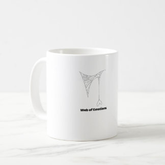 Caneca De Café Camiseta Feminina de Decote em V Tangled Hearts –