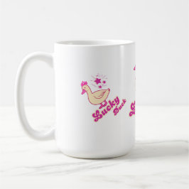 Caneca De Café Camiseta feminina Lucky Duck Design Moderno