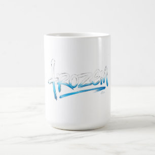Caneca De Café Camiseta Frozen Text