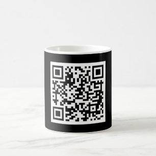 Caneca De Café Camiseta Funny QR Presidente Trump 45/47 Trump Dan