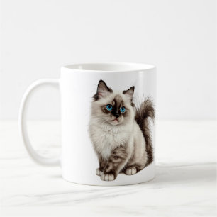 Caneca De Café Camiseta Gato Fofo Papai Gato Mamãe Gato