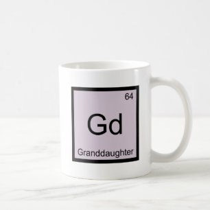 Caneca De Café Camiseta Gd - Símbolo do Elemento Químico da Netos