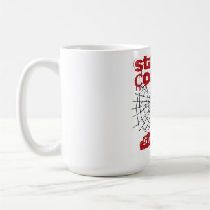 Caneca De Café Camiseta gráfica de manga longa feminina ADOM "Sta
