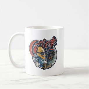 Caneca De Café Camiseta Gráfica Retro Engraçada de Banana de Frat