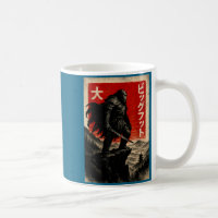 Camiseta Gráfica Samurai Bigfoot Japonesa Vintage