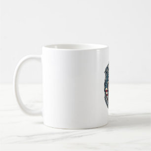 Caneca De Café Camiseta Gráfica Vetorial de Jogador de Dardo Patr