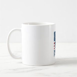 Caneca De Café Camiseta Gráfica Vetorial Enfermeira Patriota