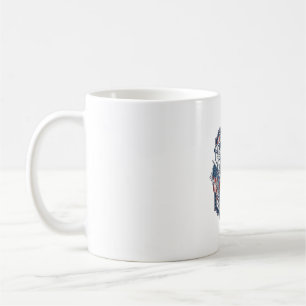 Caneca De Café Camiseta Gráfica Vetorial Florista Patriota_1