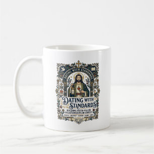 Caneca De Café Camiseta Humor Relacionamento Cristão Namorando Je