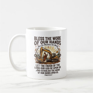 Caneca De Café Camiseta Jesus Mecânico Diesel Equipamento Pesado