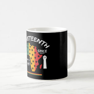 Caneca De Café Camiseta Juneteenth Desde 19 de Junho de 1865 - Co