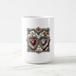 Caneca De Café Camiseta Keeper of My Deepest Love com ornamentos
