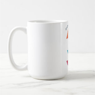 Caneca De Café Camiseta Manga Longa ADOM Geometric Art