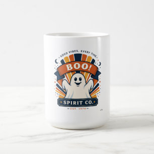 Caneca De Café Camiseta Manga Longa Boo Spirit Co. Ghost