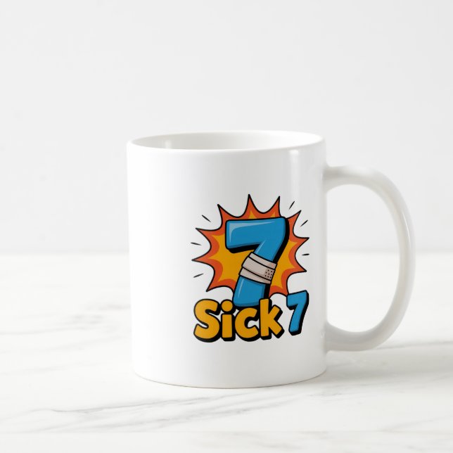 Caneca De Café Camiseta Meme Sick Seven Seis Sete Brincadeira Div (Direita)