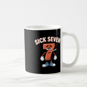 Caneca De Café Camiseta Meme Sick Seven Tee Seis Sete Brincadeira