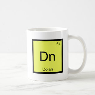 Caneca De Café Camiseta Meme Símbolo do Elemento Químico Dn - Dol