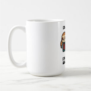 Caneca De Café Camiseta Modo de Economia de Energia do Bicho-Preg