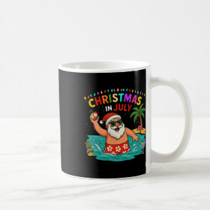 Caneca De Café Camiseta Natal Em Julho Meninos Santa Coco Su