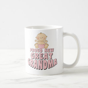 Caneca De Café Camiseta Orgulhosa Nova Bisavó
