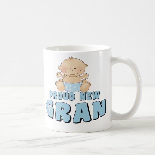 Caneca De Café Camiseta Orgulhosa Nova Vó (Direita)