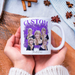 Caneca De Café camiseta personalizada de rap pirata dos anos 90