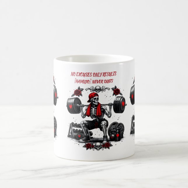 Caneca De Café Camiseta Personalizada Sem Desculpas Somente Resul (Centro)