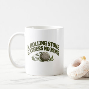 Caneca De Café Camiseta Rolling Stone Gatherers No Moss