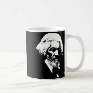 Caneca De Café Camiseta Silhueta Frederick Dougl Mês da História 