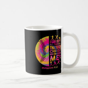 Caneca De Café Camiseta Softball Mulheres Meninas Adolescente Cri