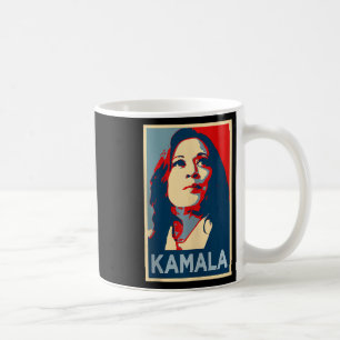Caneca De Café Camiseta Tank Top de Apoio a Kamala Harris 47