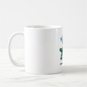 Caneca De Café Camiseta Tartaruga Vintage Seja Você Mesmo Design_