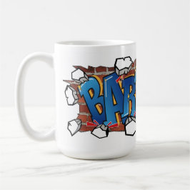 Caneca De Café CamisetaBART" Arte de Grafite Urbano - Rompendo