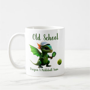 Caneca De Café Camisetas da Equipe de Pickleball Dragon X para Cr