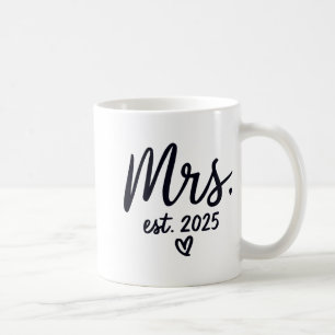 Caneca De Café Camisetas de noivado Mr. e Mrs. Uni-adultos Sr e S