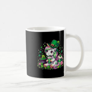 Caneca De Café Camisetas do Dia de São Patrício Unicórnio Irlandê